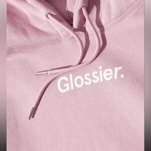Original Pink Hoodie Glossier M